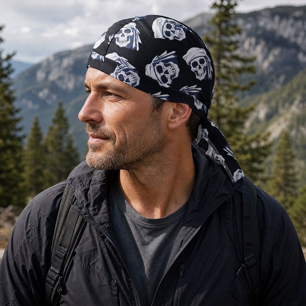 Quick Dry Pirate Hat Adjustabl - огляд і ціна Skull Cap Helmet Liner