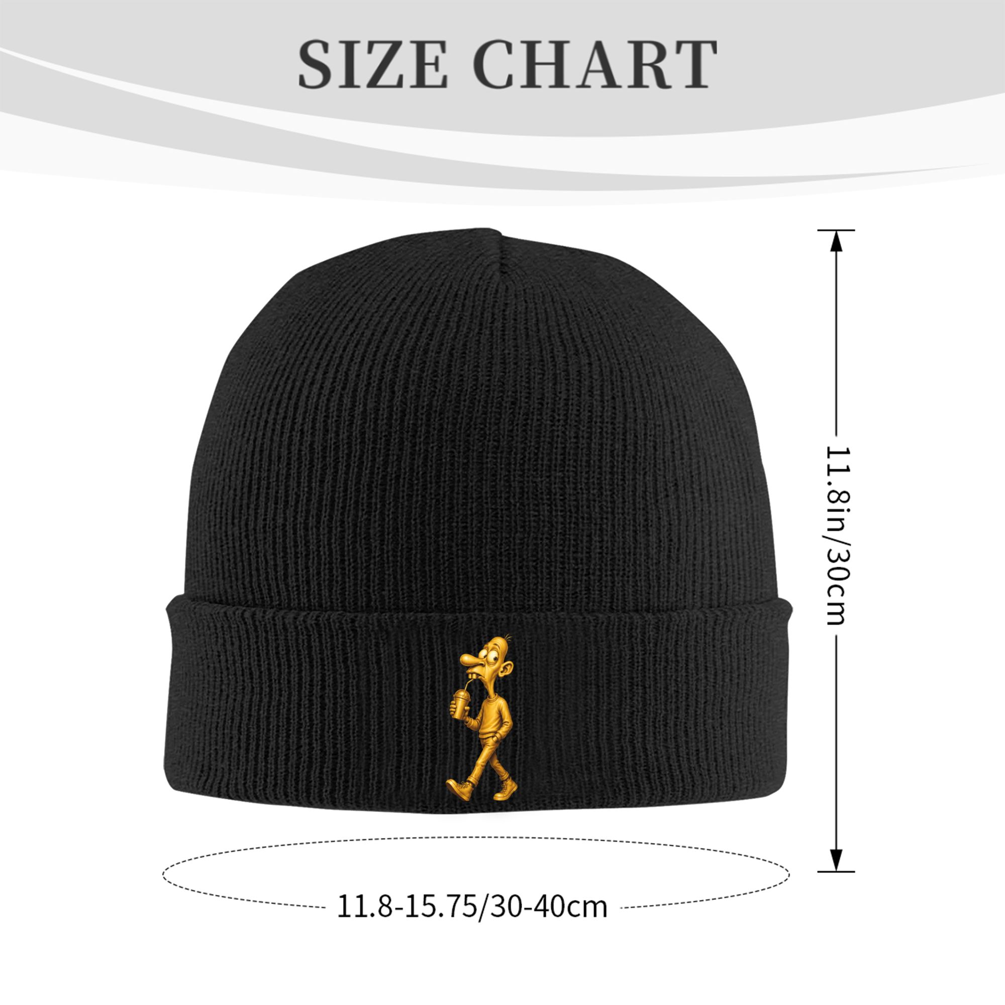 Golden Neegy Meme Funny Intern - огляд і ціна Beanie Cuffed Knit