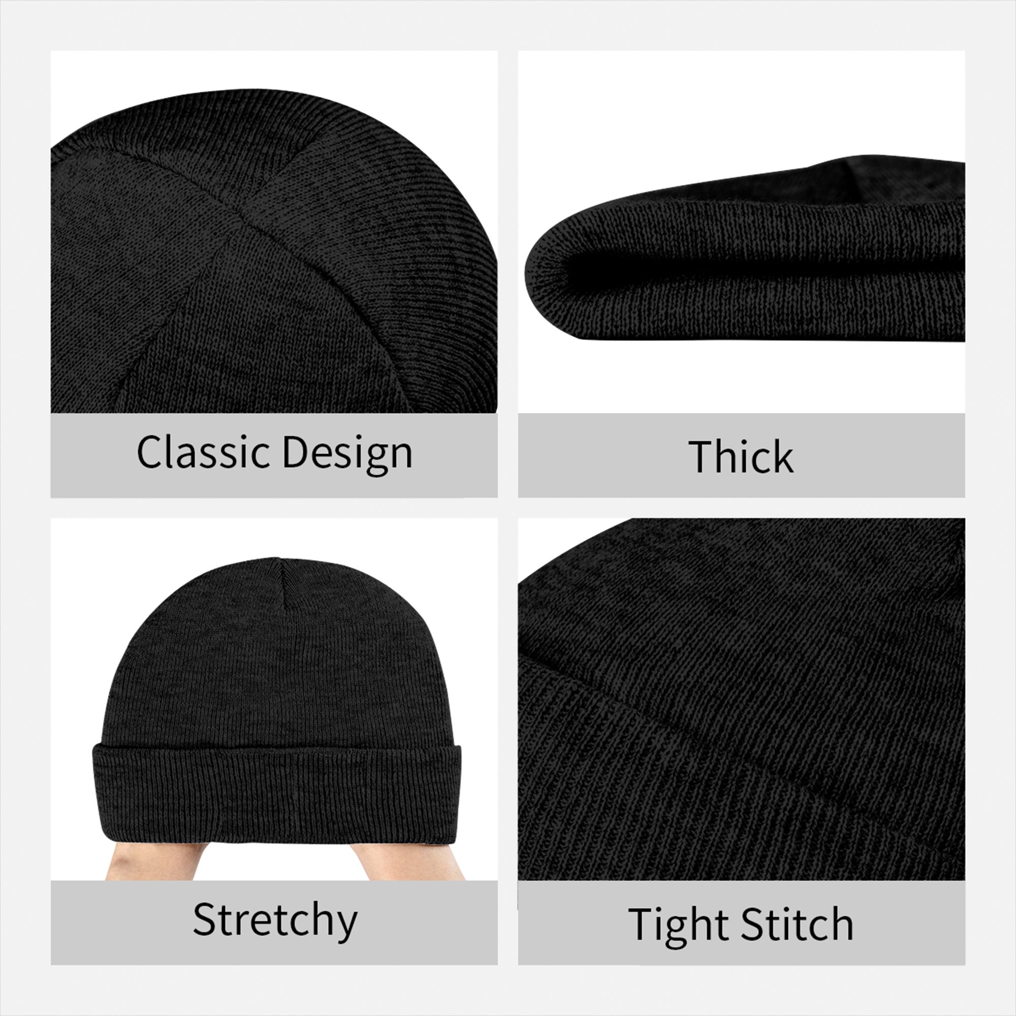 Golden Neegy Meme Funny Intern - огляд і ціна Beanie Cuffed Knit