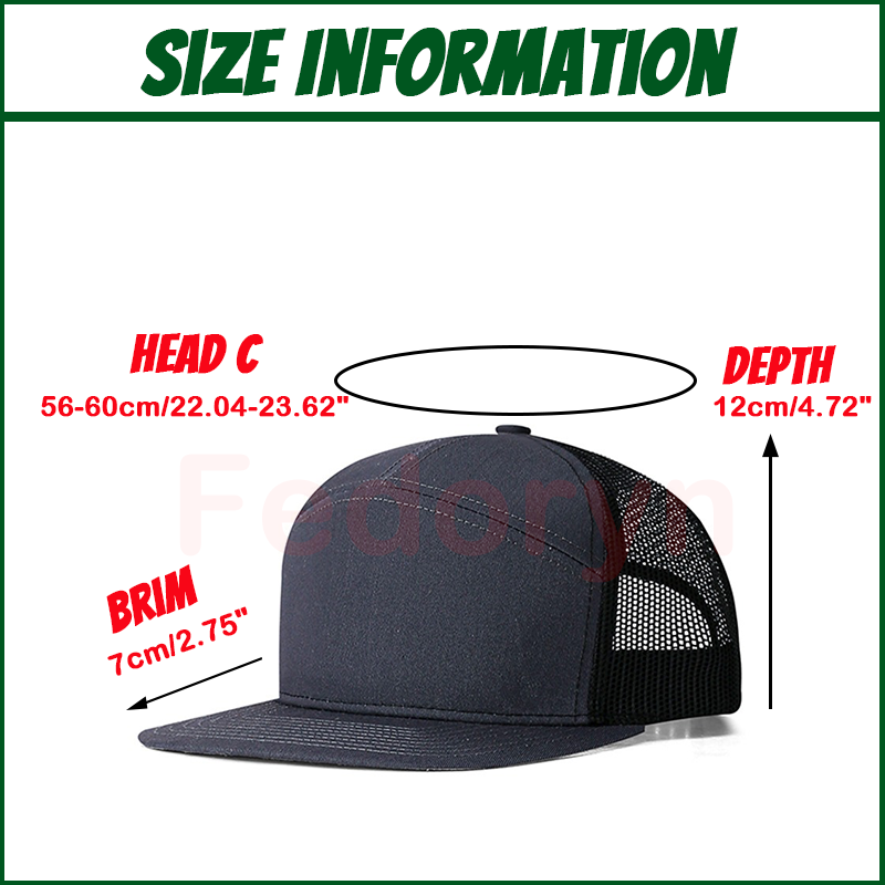 Fedoryn Custom Embroidery Logo - огляд і ціна Trucker Cap Mesh