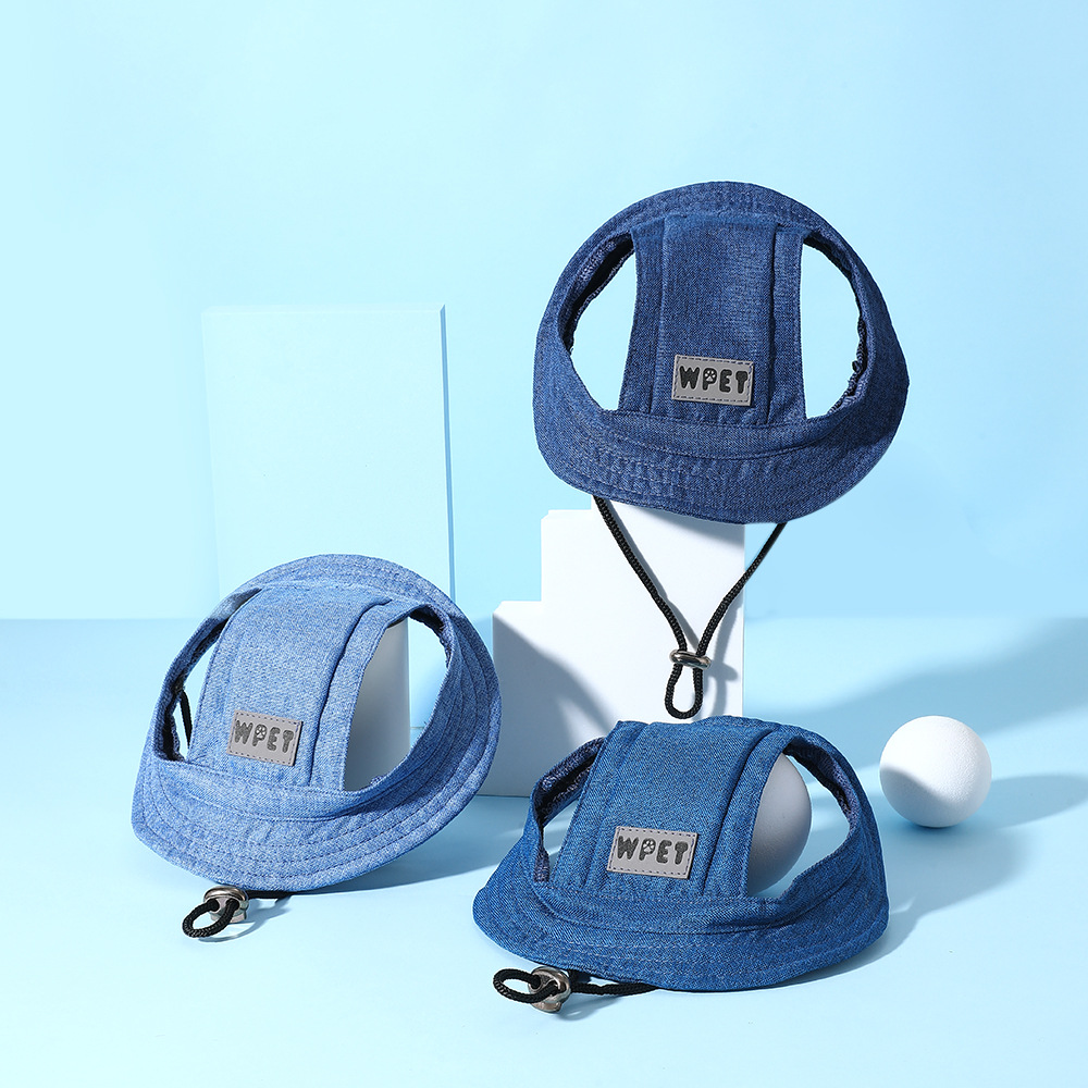 Washed Denim Pet Dog Sun Hat A - огляд і ціна Running Cap Lightweight