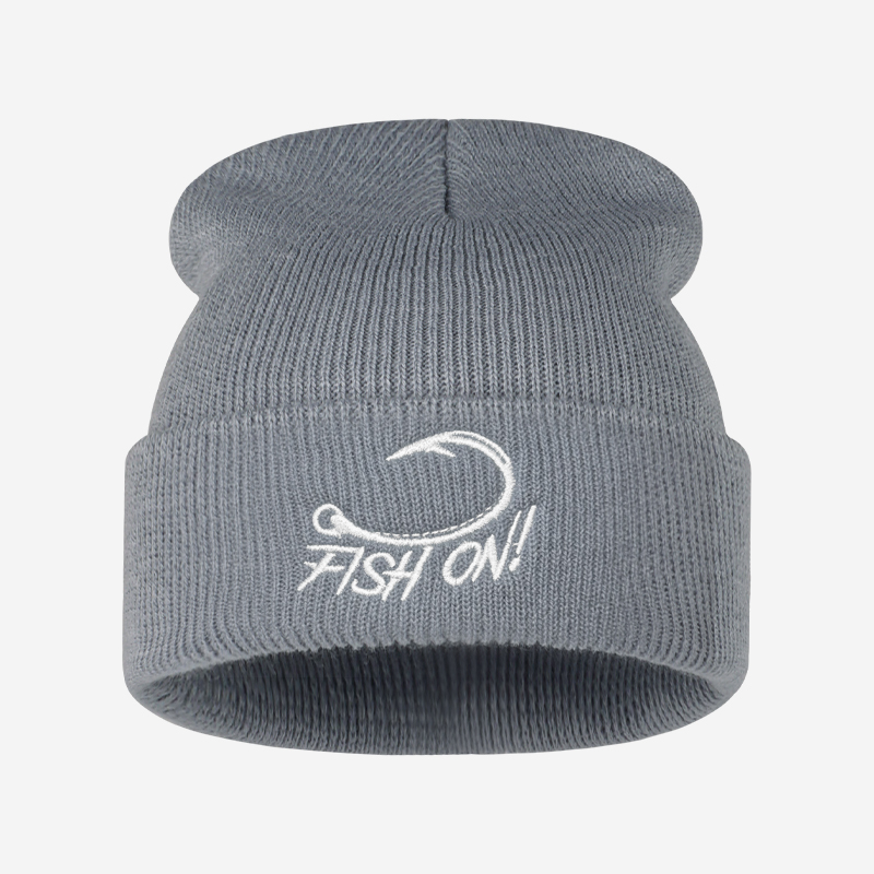Outdoor Angler Fish On Embroid - огляд і ціна Beanie Cuffed Knit